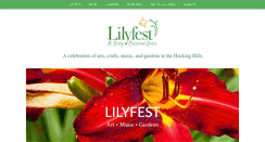 Desktop Screenshot of lilyfest.com