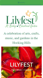 Mobile Screenshot of lilyfest.com